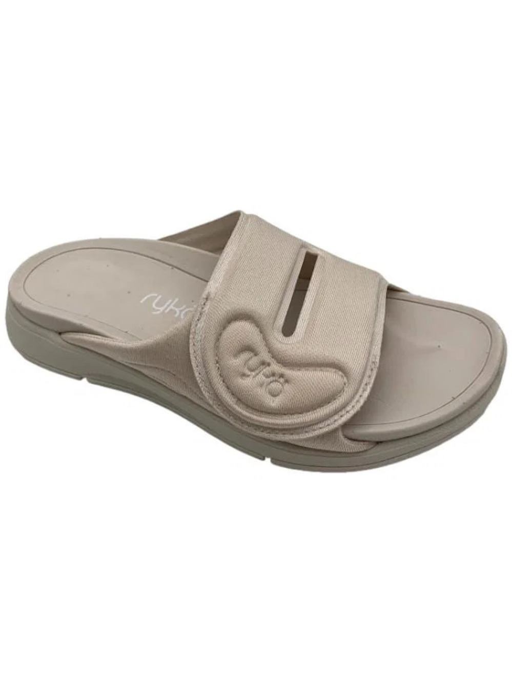 Ryka Womens Adjustable Recovery Slide Sandals Tao Sand Beige - Medium